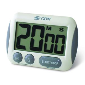 CDN TM15 - Temporizador de dígitos grandes extra grande, 1, Blanco