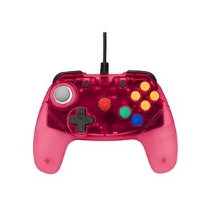 Retro Fighters Brawler64 Gamepad Next Gen Controller for N64 - Red