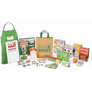 Conjunto de piezas complementarias para juego de roles en tienda de comestibles Fresh Mart de Melissa & Doug