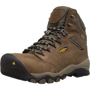Keen Utility Canby AT Zapato de construcción industrial impermeable para mujer, Marrón