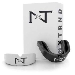 NXTRND Rush Sports - Protector bucal profesional moldeable, 2 unidades de protectores bucales deportivos de contacto, funda y bolsa incluidos.