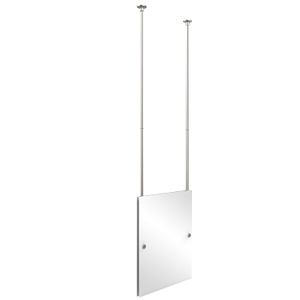 allied brass sin marco espejo Rectangular de techo colgar en la pared, CH-92-SN
