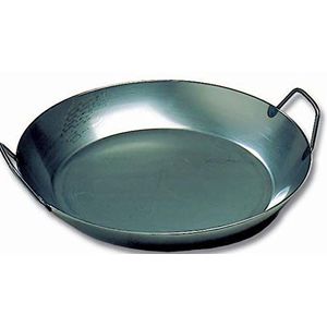 Matfer Bourgeat 062052 paellera de acero negro, 15-3/4" Diámetro