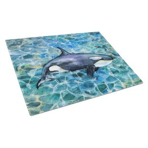 Caroline 's Treasures Killer Whale Orca tablero de corte de vidrio grande, Multicolor