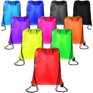 BBTO - Mochila deportiva con cordón, 10 piezas, para viajes y almacenamiento