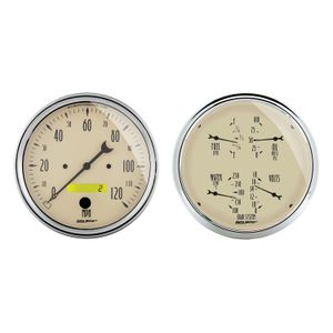 Auto Meter 1803 Street Rod y beige envejecido Kit