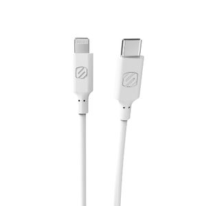 SCOSCHE CI44WT-SP Strikeline MFi - Cable de carga y sincronización certificado para dispositivos Lightning y USB-C de 4 pies, color blanco
