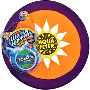 Espuma de Agua Playa Piscina juguete Bundle por 2 goodshop | 1 agua Flyer Frisbee 1 agua Hopper pelota horas de playa Diversión en el sol Throwing Agu