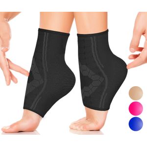 Sparthos - Medias de compresión para tobillo - Alivio inmediato del dolor - Calcetines de para fascitis plantar con soporte de arco - para hombres y m