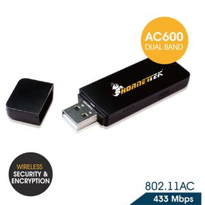 HornetTek Mini Wireless dual band AC600 Adaptador LAN USB