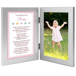 Baby Girl Marco para mamá, palabras dulces para mamá de la hija, añadir foto