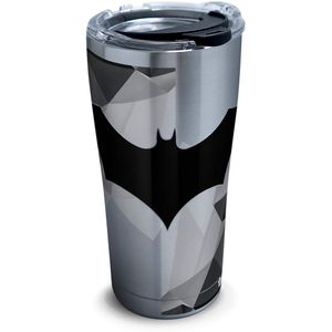 Tervis 1312109 DC Comics-Batman - Vaso aislante con tapa, acero inoxidable, 50 ml, color plateado