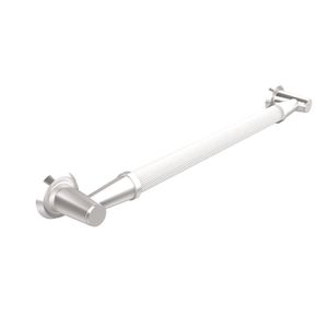Allied latón md-grr-24-sch Reeded Grab Bar, 24-inch, cromo satinado