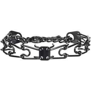 Herm Sprenger 4,00 mm x 20" XL Negro Acero Inoxidable Pizca Formación Collar, uno tamaño