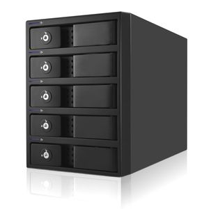 mobius  5-Bay FireWire 800, eSATA, USB 3.0 RAID Caja de disco duro