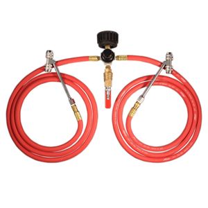 Milton 551 Dual Truck Tire Inflator Gauge y regulador