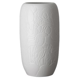 Emissary Home & Garden Lotus grabar LG jarrón, 27" de alto, color blanco
