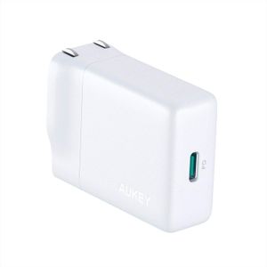 AUKEY Cargador USB-C con 18 W de entrega de energía 3.0, cargador de pared USB ultracompacto, compatible con iPhone Xs/Xs Max/XR, Google Pixel 3/3 XL,