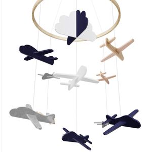Giftsfarm, cuna para bebé, avión, teléfono móvil para bebé, cuna móvil para niños guardería (2019 nuevo diseño)