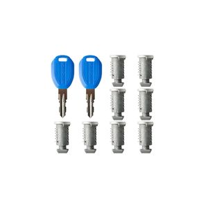 rhino-rack rk106 – 8 barriles/2 llaves de Master