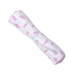 Kissy Kissy Baby-Girls Infant Pups In A Row Print Burp Pad