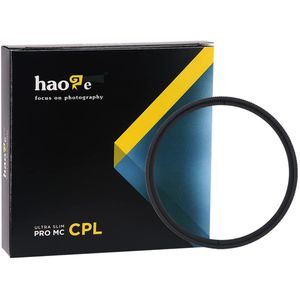 haoge 77 mm MC CPL Polarizador Circular de Multicoated polarizante Filtro de lente para Canon, Nikon, Sony, Minolta, Pentax Olympus Panasonic Leica Ze