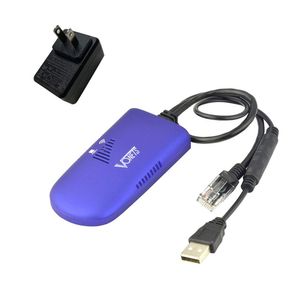 Repetidor inalámbrico a cable Ethernet Wi-Fi Bridge + adaptador de cargador de pared USB (5 V/2,1 A)