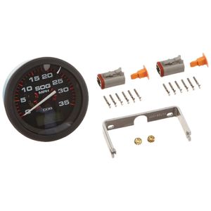 Sierra International 781 – 579 – 035p resistente a los Arañazos amega Gauge Domed 35 MPH GPS Velocímetro, 3"
