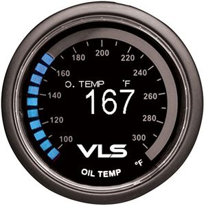 Revel VLS 1tr1aa003r Temperatura de aceite Gauge 52 mm, 100 °F a 300 °F Digital visualización OLED W/Sensor de temperatura de aceite & kit de montaje