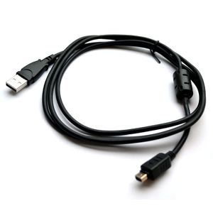 anices USB datos de PC + energía de la batería cable de carga para cámara Olympus SZ-14 Señor