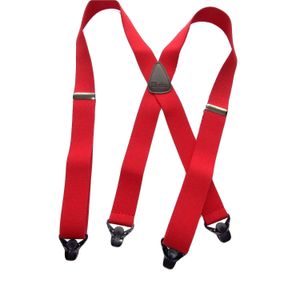 Holdup Contractor Series Tirantes de trabajo con espalda en X de 2 pulgadas con clips patentados no deslizantes