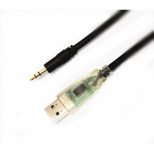 ezsync Cable USB para Lifescan OneTouch Glucosa Diabetes metros: Ultra2, ultramini, ultralink y ultrasmart con Transparente USB Caso, ezsync001b