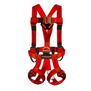 Fusion Climb Streak Racer ANSI Edition Full Body Zipline arnés 23kN M-L rojo