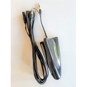 SHARK Fin AM FM Amplificada amplificador Marino coche camión Offroad antena Radio estéreo 12 V