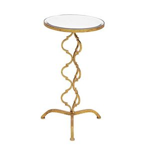 Deco 79 67052 Espejo de mesa metal y Accent