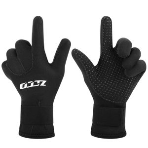 Guantes de buceo de neopreno de 0.118 in, guantes térmicos de doble capa para hombres y mujeres, con muñeca elástica y partículas de resistencia antid