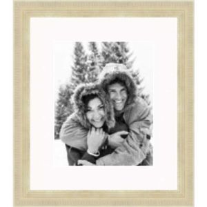 Frames By correo aam2041-rm-1620 Oro Champaign fotos 16 x 20 con blanco mat,