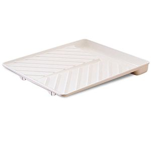 Charola para microondas Nordic Ware para panceta o descongelar alimentos, Blanco