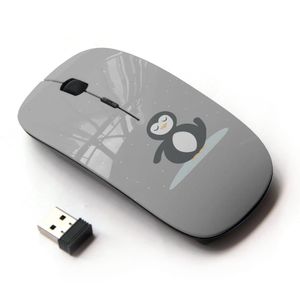 koolmouse [ratón inalámbrico óptico 2.4 G] [lindo pingüino minimalista]