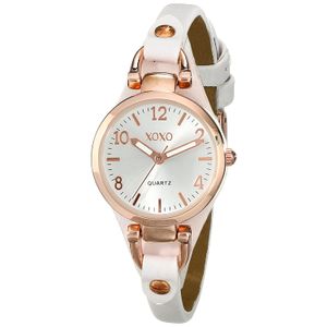 XOXO xo3399 de la mujer reloj de cuarzo analógico de la visualización Color Blanco Analógico