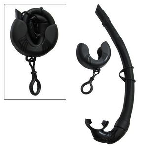 Scuba Choice Nautilus enrollable Snorkel de silicona con contenedor de almacenamiento