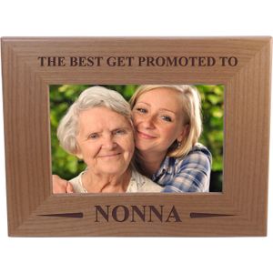 Only the best Get ascendido a Nonna – 4 x 6 inch Madera Marco – Gran regalo para las madres día del cumpleaños o Navidad regalo para mamá Grandma 's W