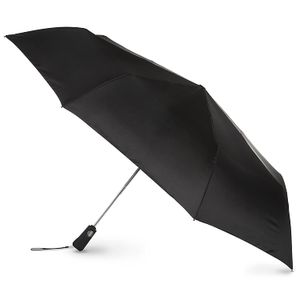 Paraguas de tamaño para golf de apertura y cierre automáticos totes, Negro), 7110