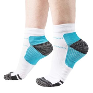 Calcetines de Fascitis Plantar dolor en el talón pie Alivio del Dolor (2 pares Arch Support Running Gimnasio Foot calcetines & Corte Bajo pie de compr