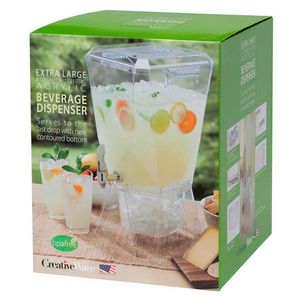 CreativeWare dispensador de bebidas bev17clr Corona con base, 3.5 Galones