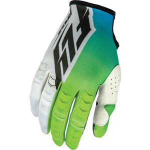 Fly Racing - Guantes de cinética unisex para adulto (talla 13), color blanco y blanco