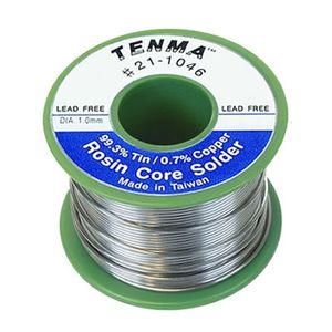Tenma 21 – 1046 sin plomo Rosin Core Solder – Estaño/cobre – 6oz.