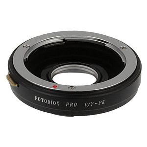 Fotodiox Pro – Adaptador de montura de lente réflex – contax/Yashica (CY) lente para Pentax K (PK) Mount cuerpo de la cámara SLR