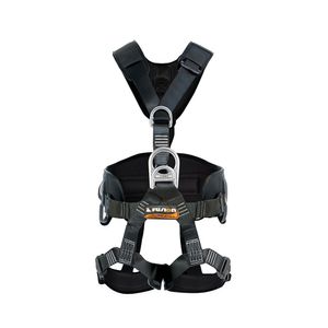 Fusion Climb Tac Rescue Tactical Full Body EVA - Arnés de zipline de acero acolchado resistente ajustable 23 kN S negro