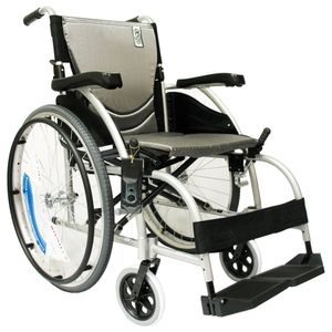 Karman 27 libras ergonómico silla de ruedas con reposapiés fijo